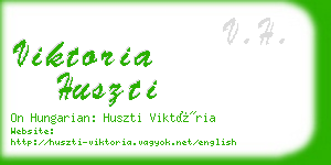 viktoria huszti business card